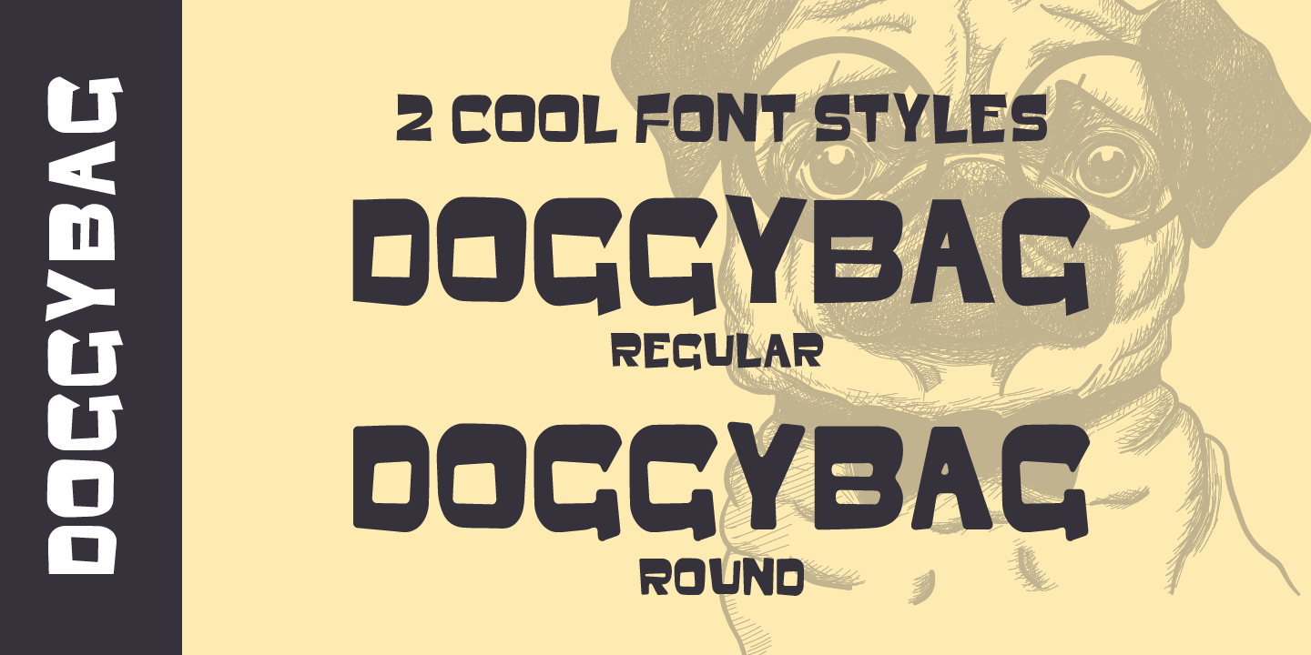Пример шрифта Doggybag #11